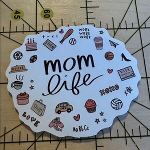 💜13/$13 +Bundle Sticker Sale | Mom Life Waterproof Sticker